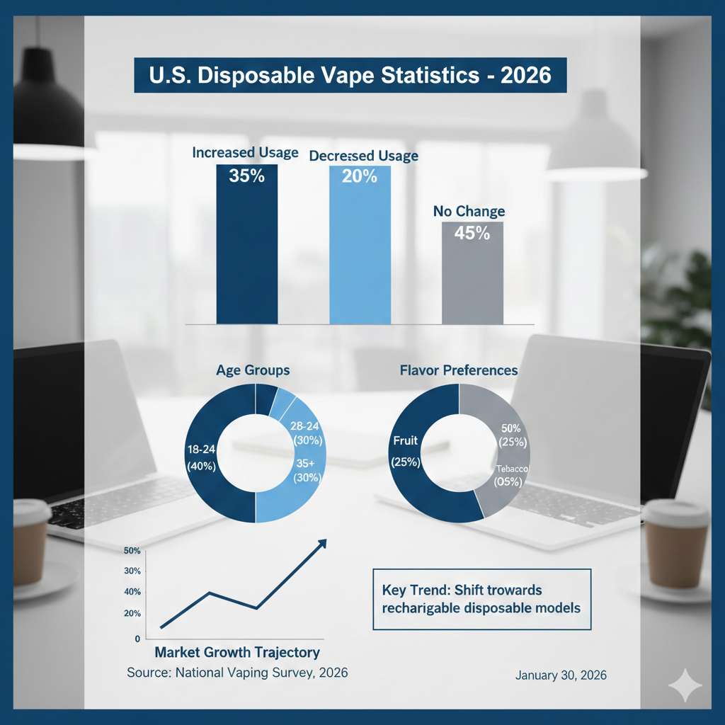 What Do Disposable Vape Statistics in 2026 Reveal About U.S. Consumers?